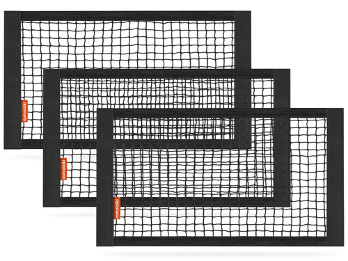 Zestaw 3 sztuk siatek płotek na rzep 30x50 cm
