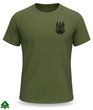 Wojskowa koszulka termoaktywna z Orłem WOT kolor khaki