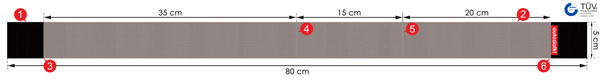 Autorzep – uchwyt na rzep do bagażnika, 80 cm, szary