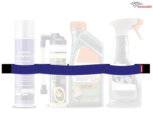 Autorzep – uchwyt na rzep do bagażnika, 80 cm, niebieski