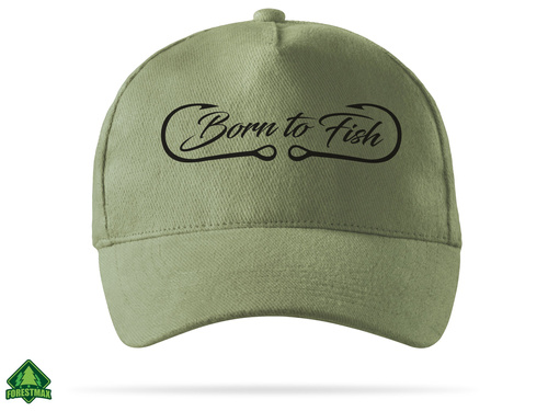 Born to Fish wędkarska czapka z daszkiem