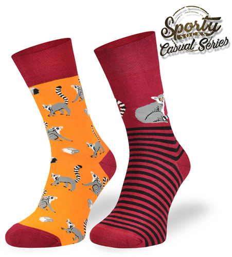 Kolorowe skarpetki – Lemury