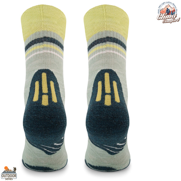 Skarpety trekkingowe TRE28 ClimaComfort TRAIL PRO - zielono/oliwkowe