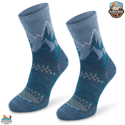 Skarpety trekkingowe TRE29 All Trail Hiker Thin Merino i Alpaka - niebieskie