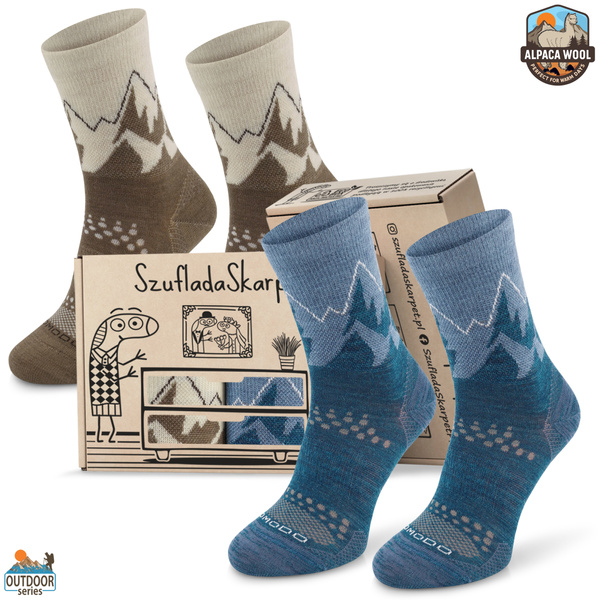 Zestaw skarpet trekkingowych w pudełku - TRE29