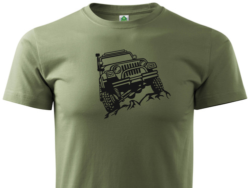 Jeep Wrangler koszulka khaki