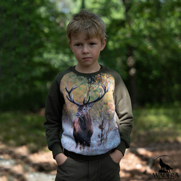 Dziecięca bluza z nadrukiem – Jeleń