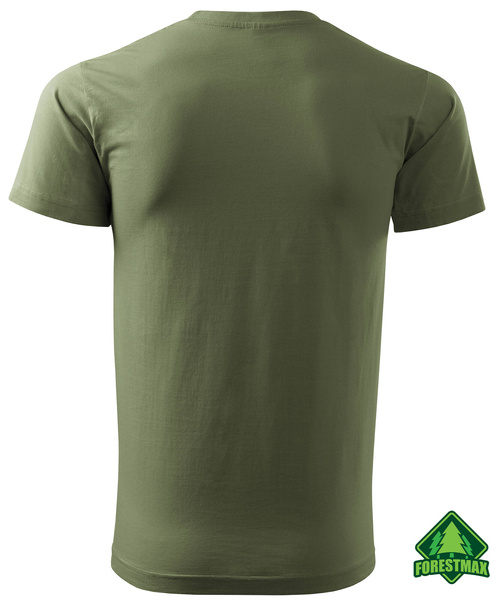 Koszulka T-shirt nadruk OFF ROAD - JEEP WRANGLER - khaki
