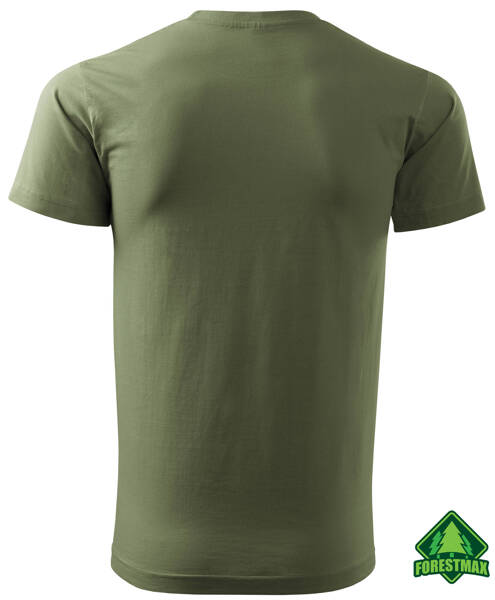Koszulka T-shirt nadruk OFF ROAD - LAND CRUISER - khaki
