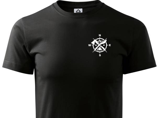 Koszulka czarna OUTDOOR 2