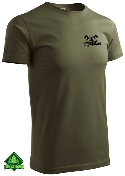 Koszulka zieleń wojskowa BUSHCRAFT