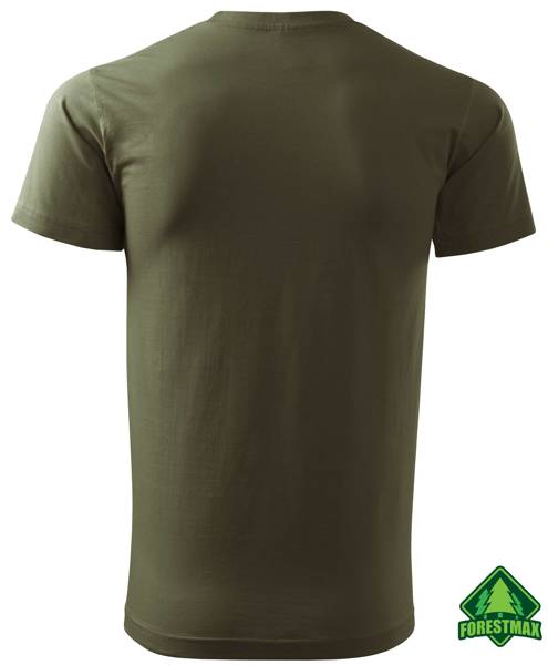 Koszulka zieleń wojskowa NO ROAD NO PROBLEM 1