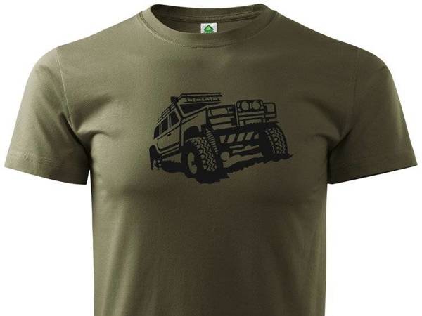 Land Cruiser koszulka zielony wojskowy