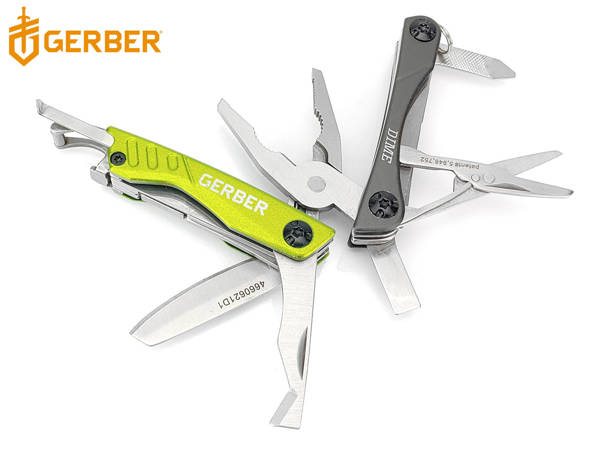 Multitool mini GERBER Dime green - 12 narzędzi