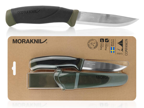 Nóż MORAKNIV Companion - stal węglowa - khaki