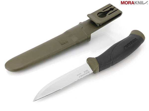 Nóż MORAKNIV Companion - stal węglowa - khaki