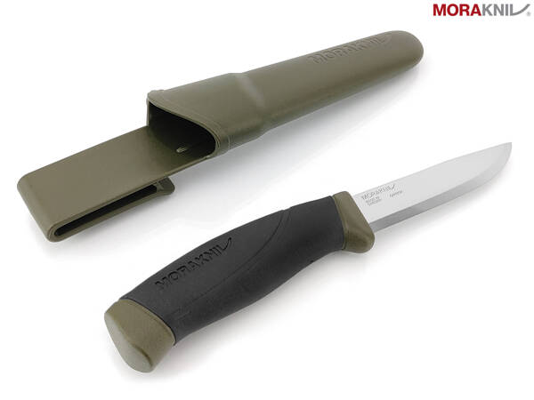 Nóż MORAKNIV Companion - stal węglowa - khaki