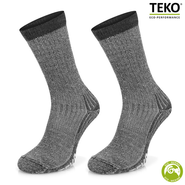 Skarpety trekkingowe TEKO ekoHIKE 2.0 LIGHT - szare