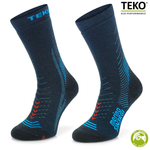 Skarpety trekkingowe TEKO ekoHIKE DISCOVERY - 2.0 LIGHT - granatowe