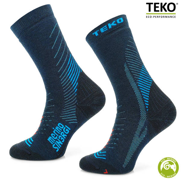 Skarpety trekkingowe TEKO ekoHIKE DISCOVERY - 2.0 LIGHT - granatowe