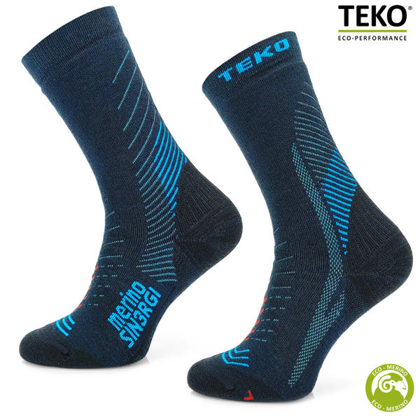 Skarpety trekkingowe TEKO ekoHIKE EXODUS - 3.0 MEDIUM - granatowe