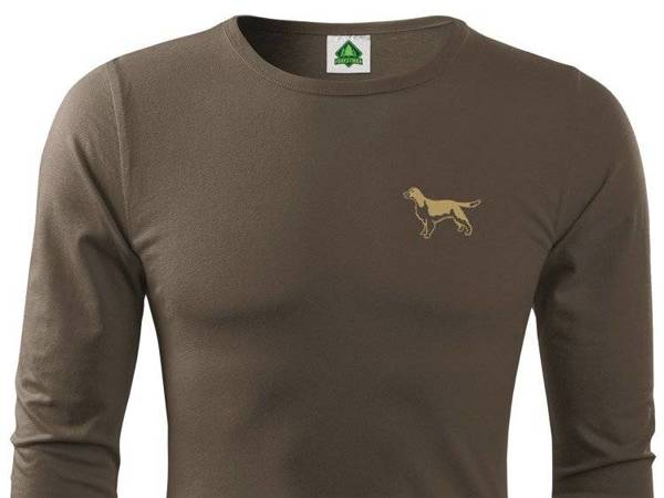 Springer Spaniel koszulka longsleeve brązowa