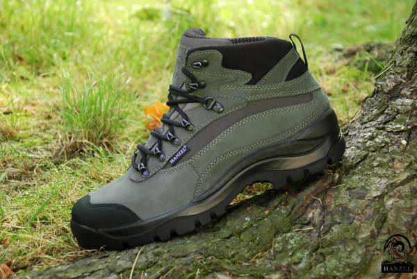 Trekkingowe buty Hanzel G037 Gerlach zielonoszare