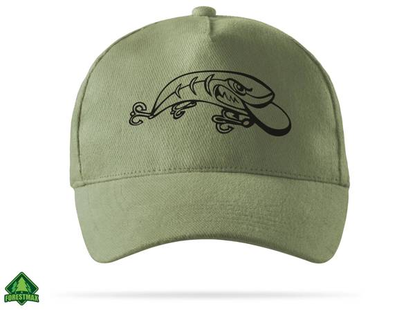 Wobler wędkarska czapka z daszkiem