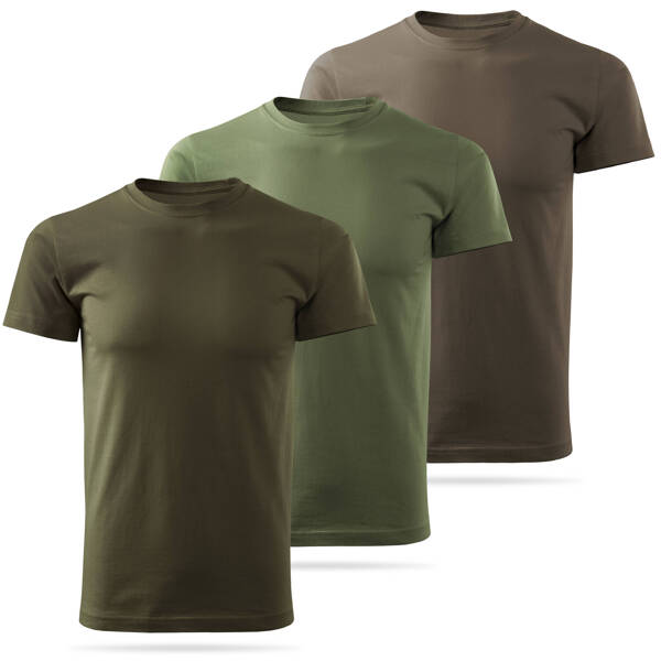 Zestaw militarnych koszulek bawełnianych MIX - 3 PAK