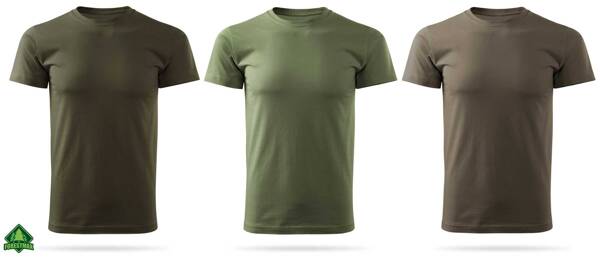 Zestaw militarnych koszulek bawełnianych MIX - 3 PAK