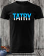 Czarna koszulka T-shirt nadruk TATRY