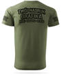 Koszulka T-shirt z własnym nadrukiem - khaki