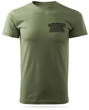 Koszulka T-shirt z własnym nadrukiem - khaki