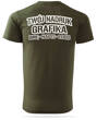 Koszulka T-shirt z własnym nadrukiem - zieleń wojskowa