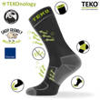 Skarpety trekkingowe TEKO ekoHIKE 2.0 LIGHT - niebieskie