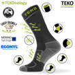 Skarpety trekkingowe TEKO ekoHIKE EXODUS - 3.0 MEDIUM - czarne