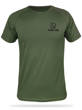 T-shirt termoaktywny khaki - KARP nr 12 + TWOJE IMIĘ