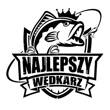 Wędkarska koszulka kolor brązowy mały nadruk - NAJLEPSZY WĘDKARZ wz.21